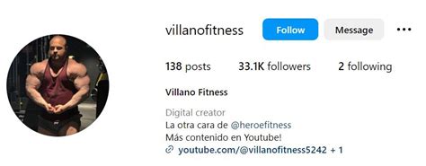 villano fitness instagram